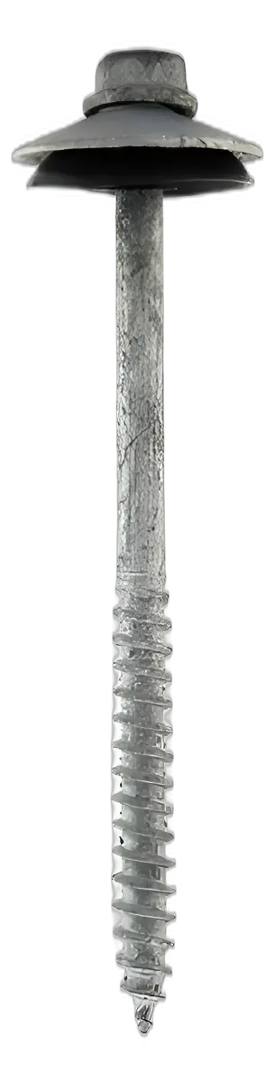 Kit 100 Parafusos Fixação Telha Brasilit 110mm Galvanizado a Fogo